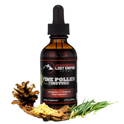 Elevated Pine Pollen & Stinging Nettle Root Capsules » RAW Forest Foods