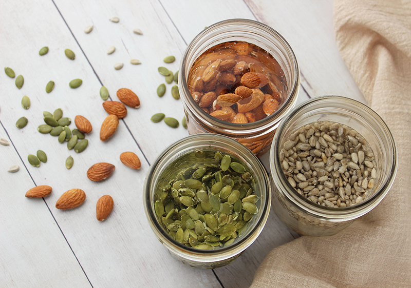 Soaking and Softening Nuts and Seeds